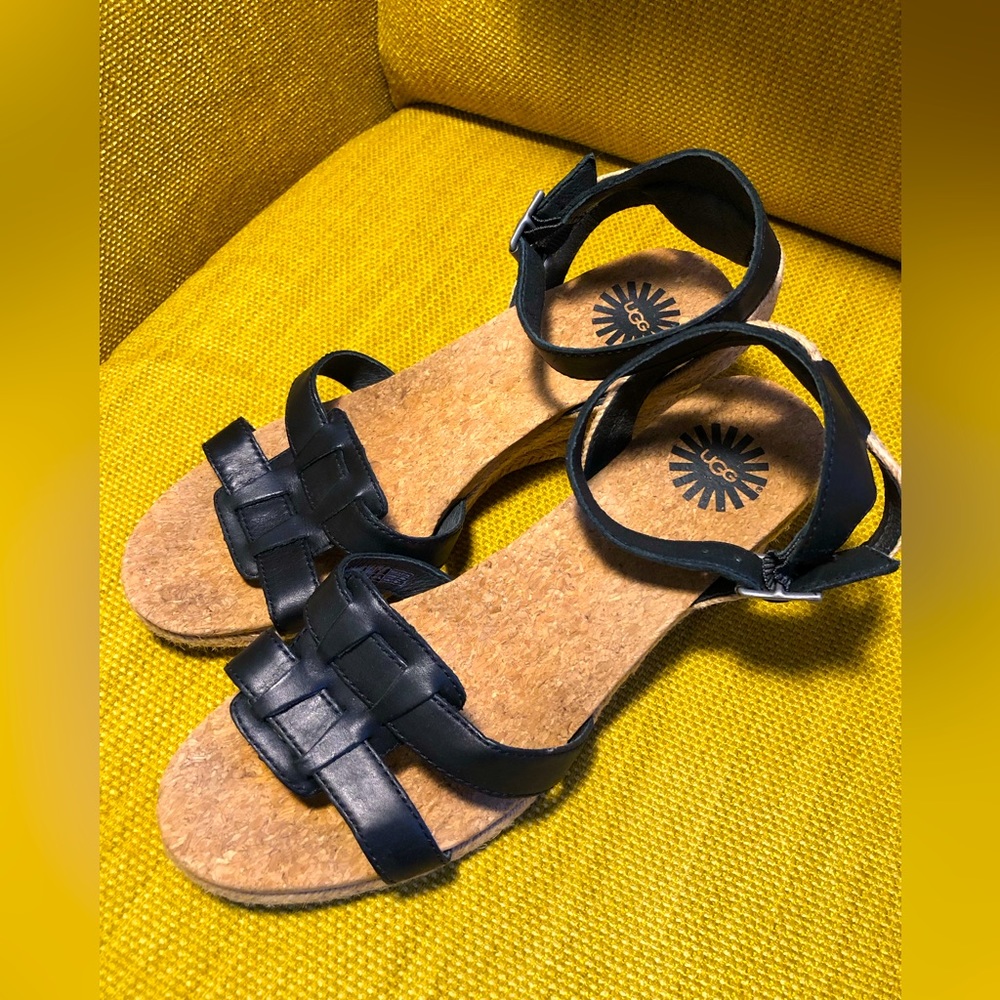 ☀️ Cute black Ugg espadrilles